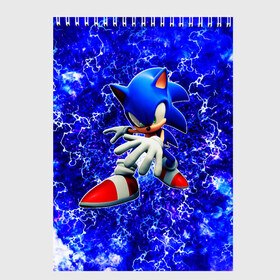 Скетчбук с принтом Sonic Молнии в городе Новоалтайск, 100% бумага
 | 48 листов, плотность листов — 100 г/м2, плотность картонной обложки — 250 г/м2. Листы скреплены сверху удобной пружинной спиралью | Тематика изображения на принте: blue | dendi | game | mult | multfilm | pc | sega | sonic | speed | xbox | грозы | еж | ежик | молния | мульт | мультик | мультфильм | синий | скорость | соник | яркий