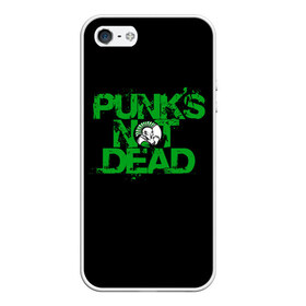 Чехол для iPhone 5/5S матовый с принтом Punks Not Dead в городе Новоалтайск, Силикон | Область печати: задняя сторона чехла, без боковых панелей | art | punk | punks not dead | rock | sons of anarchy | анархия | арт | группа | егор летов | логотип | музыка | надпись | панк | панк рок | прикольная | рок | свобода | хаос