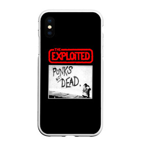 Чехол для iPhone XS Max матовый с принтом Punks Not Dead в городе Новоалтайск, Силикон | Область печати: задняя сторона чехла, без боковых панелей | art | punk | punks not dead | rock | sons of anarchy | анархия | арт | группа | егор летов | логотип | музыка | надпись | панк | панк рок | прикольная | рок | свобода | хаос