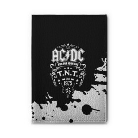 Обложка для автодокументов с принтом AC/DC T.N.T. в городе Новоалтайск, натуральная кожа |  размер 19,9*13 см; внутри 4 больших “конверта” для документов и один маленький отдел — туда идеально встанут права | ac dc | acdc | acdc ас дс | angus | back in black | highway to hell | mckinnon | young | австралийская | ангус янг | ас дс | асдс | блюз | в форме | гитара | группа | крис слэйд | метал | молния | музыка | п | певец | рок | рок н ролл