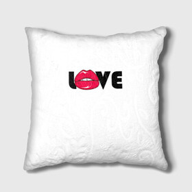 Подушка 3D с принтом love (W) в городе Новоалтайск, наволочка – 100% полиэстер, наполнитель – холлофайбер (легкий наполнитель, не вызывает аллергию). | состоит из подушки и наволочки. Наволочка на молнии, легко снимается для стирки | kiss | love | me | буквы | горошек | губы | девушке | женщине | лов | любим | люблю | любовь | меня | мне | мужчине | надпись | парню | подарок | поцелуй | рот | тебя | уже