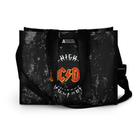 Сумка-шоппер 3D с принтом AC/DC в городе Новоалтайск, 100% полиэстер | застегивается на металлическую кнопку; внутренний карман застегивается на молнию. Стенки укреплены специальным мягким материалом, чтобы защитить содержимое от несильных ударов
 | ac dc | acdc | acdc ас дс | angus | back in black | highway to hell | mckinnon | young | австралийская | ангус янг | ас дс | асдс | блюз | в форме | гитара | группа | крис слэйд | метал | молния | музыка | п | певец | рок | рок н ролл