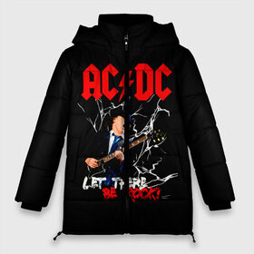 Женская зимняя куртка 3D с принтом AC DC let there be rock! в городе Новоалтайск, верх — 100% полиэстер; подкладка — 100% полиэстер; утеплитель — 100% полиэстер | длина ниже бедра, силуэт Оверсайз. Есть воротник-стойка, отстегивающийся капюшон и ветрозащитная планка. 

Боковые карманы с листочкой на кнопках и внутренний карман на молнии | ac dc | acdc | acdc ас дс | angus | back in black | highway to hell | mckinnon | young | австралийская | ангус янг | ас дс | асдс | блюз | в форме | гитара | группа | крис слэйд | метал | молния | музыка | п | певец | рок | рок н ролл
