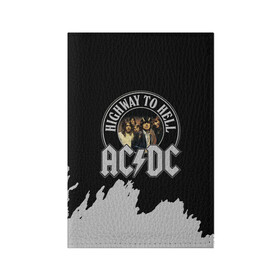 Обложка для паспорта матовая кожа с принтом AC/DC в городе Новоалтайск, натуральная матовая кожа | размер 19,3 х 13,7 см; прозрачные пластиковые крепления | ac dc | acdc | acdc ас дс | angus | back in black | highway to hell | mckinnon | young | австралийская | ангус янг | ас дс | асдс | блюз | в форме | гитара | группа | крис слэйд | метал | молния | музыка | п | певец | рок | рок н ролл
