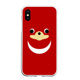 Чехол для iPhone XS Max матовый с принтом Knuckles в городе Новоалтайск, Силикон | Область печати: задняя сторона чехла, без боковых панелей | hedgehog | knuckles | sega | еж | ежик | кнаклс | сега | соник