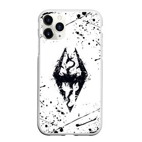 Чехол для iPhone 11 Pro матовый с принтом THE ELDER SCROLLS в городе Новоалтайск, Силикон |  | dovahkiin | dragonborn | fus ro dah | rpg | skyrim | tes | tes skyrim | the elder scrolls | the elder scrolls skyrim | докавин | рпг | скайрим