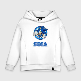 Детское худи Oversize хлопок с принтом SONIC SEGA. в городе Новоалтайск, френч-терри — 70% хлопок, 30% полиэстер. Мягкий теплый начес внутри —100% хлопок | боковые карманы, эластичные манжеты и нижняя кромка, капюшон на магнитной кнопке | game | sega | sonic | sonic the hedgehog | видеоигра | доктор эггман | звуковой | игра | со скоростью звука | соник | соник в кино