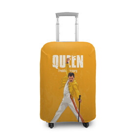 Чехол для чемодана 3D с принтом Queen в городе Новоалтайск, 86% полиэфир, 14% спандекс | двустороннее нанесение принта, прорези для ручек и колес | freddie mercury | queen | quen | the show must go on | we are the champions | богемская рапсодия | глэм | группа | квин | королева | куин | меркури | меркьюри | музыкант | мэркури | певец | песня | поп | рок | фаррух булсара | фредди