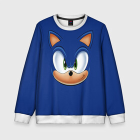 Детский свитшот 3D с принтом SONIC. в городе Новоалтайск, 100% полиэстер | свободная посадка, прямой крой, мягкая тканевая резинка на рукавах и понизу свитшота | game | sega | sonic | sonic the hedgehog | видеоигра | доктор эггман | звуковой | игра | со скоростью звука | соник | соник в кино
