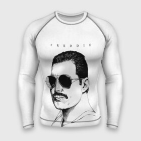 Мужской рашгард 3D с принтом Queen в городе Новоалтайск,  |  | freddie mercury | queen | quen | the show must go on | we are the champions | богемская рапсодия | глэм | группа | квин | королева | куин | меркури | меркьюри | музыкант | мэркури | певец | песня | поп | рок | фаррух булсара | фредди