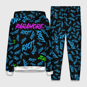 Женский костюм 3D (с толстовкой) с принтом Paramore RIOT в городе Новоалтайск,  |  | hayley williams | music | paramore | rock | альтернативный рок | зак фарро | музыка | панк рок | парамор | поп панк | поп рок | рок | тейлор йорк | хейли уильямс