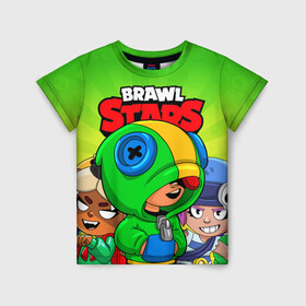 Детская футболка 3D с принтом BRAWL STARS LEON в городе Новоалтайск, 100% гипоаллергенный полиэфир | прямой крой, круглый вырез горловины, длина до линии бедер, чуть спущенное плечо, ткань немного тянется | brawl stars | brawl stars leon | brawler | leon | бравл старз | бравлер | леон