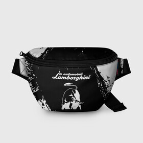Поясная сумка 3D с принтом Lamborghini в городе Новоалтайск, 100% полиэстер | плотная ткань, ремень с регулируемой длиной, внутри несколько карманов для мелочей, основное отделение и карман с обратной стороны сумки застегиваются на молнию | audi | auto | aventador | lamborghini | murcielago | urus | авто | автомобиль | ам | ламба | ламборгини | машина | машины | спорткар | урус