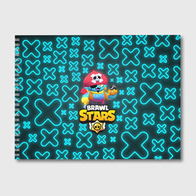 Альбом для рисования с принтом Brawl Stars Pirate Gene в городе Новоалтайск, 100% бумага
 | матовая бумага, плотность 200 мг. | gene | pirate gene | джин | пират джин
