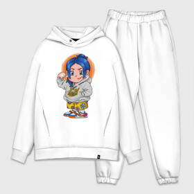 Мужской костюм хлопок OVERSIZE с принтом Baby Eilish в городе Новоалтайск,  |  | bad | bad guy | billi | billie | billie eilish | eilish | good girl | music | swag | айлиш | беляш | били | били айлиш | билли | билли айлиш | билли эйлиш | биляш | музка | певица | эйлиш