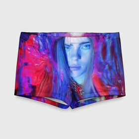 Детские купальные плавки 3D с принтом Billie Paint Colors в городе Новоалтайск, Полиэстер 85%, Спандекс 15% | Слитный крой, подклад по переду изделия, узкие бретели | Тематика изображения на принте: bad | bad guy | billi | billie | billie eilish | eilish | good girl | music | swag | айлиш | беляш | били | били айлиш | билли | билли айлиш | билли эйлиш | биляш | музка | певица | эйлиш