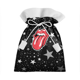 Подарочный 3D мешок с принтом rolling stones star в городе Новоалтайск, 100% полиэстер | Размер: 29*39 см | mick jagger | music | rock | rolling stones | музыка | рок