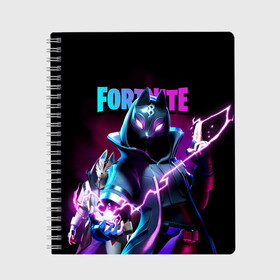Тетрадь с принтом FORTNITE в городе Новоалтайск, 100% бумага | 48 листов, плотность листов — 60 г/м2, плотность картонной обложки — 250 г/м2. Листы скреплены сбоку удобной пружинной спиралью. Уголки страниц и обложки скругленные. Цвет линий — светло-серый
 | catalyst | chapter 2 | fortnite | fortnite x | игры | тануки | фортнайт