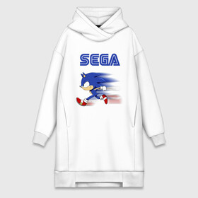 Платье-худи хлопок с принтом SEGA. в городе Новоалтайск,  |  | game | sega | sonic | sonic the hedgehog | видеоигра | доктор эггман | звуковой | игра | со скоростью звука | соник | соник в кино