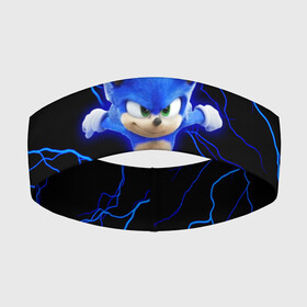 Повязка на голову 3D с принтом СОНИК. в городе Новоалтайск,  |  | game | sega | sonic | sonic the hedgehog | видеоигра | доктор эггман | звуковой | игра | со скоростью звука | соник | соник в кино