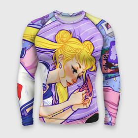 Мужской рашгард 3D с принтом СЕЙЛОР МУН в городе Новоалтайск,  |  | anime | japan | manga | sailor moon | аниме | девочка | девушка | лунная призма | манга | сейлор мун | сэйлор мун | япония