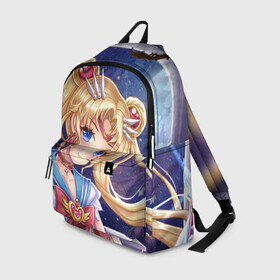 Рюкзак 3D с принтом SAILOR MOON в городе Новоалтайск, 100% полиэстер | лямки с регулируемой длиной, сверху петелька, чтобы рюкзак можно было повесить на вешалку. Основное отделение закрывается на молнию, как и внешний карман. Внутри два дополнительных кармана, один из которых закрывается на молнию. По бокам два дополнительных кармашка | anime | halloween | japan | manga | sailor moon | аниме | девочка | девушка | лунная призма | манга | сейлор мун | сэйлор мун | хеллоуин | хэллоуин | япония
