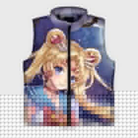 Мужской жилет утепленный 3D с принтом SAILOR MOON в городе Новоалтайск,  |  | anime | halloween | japan | manga | sailor moon | аниме | девочка | девушка | лунная призма | манга | сейлор мун | сэйлор мун | хеллоуин | хэллоуин | япония