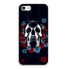 Чехол для iPhone 5/5S матовый с принтом Deftones Rose в городе Новоалтайск, Силикон | Область печати: задняя сторона чехла, без боковых панелей | chi cheng | chino moreno | deftones | dia de los | diamond eye | дефтонс | серхио вега | стивен карпентер | фрэнк делгадо | чи ченг | чино морено | эйб каннингем