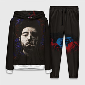 Женский костюм 3D (с толстовкой) с принтом Chino Moreno в городе Новоалтайск,  |  | chi cheng | chino moreno | deftones | dia de los | diamond eye | дефтонс | серхио вега | стивен карпентер | фрэнк делгадо | чи ченг | чино морено | эйб каннингем