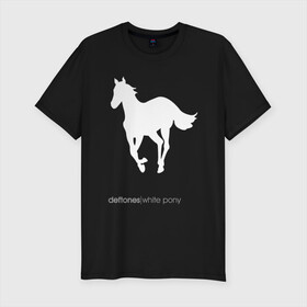 Мужская футболка хлопок Slim с принтом White Pony в городе Новоалтайск, 92% хлопок, 8% лайкра | приталенный силуэт, круглый вырез ворота, длина до линии бедра, короткий рукав | chi cheng | chino moreno | deftones | dia de los | diamond eye | дефтонс | серхио вега | стивен карпентер | фрэнк делгадо | чи ченг | чино морено | эйб каннингем