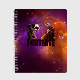 Тетрадь с принтом Fortnite в городе Новоалтайск, 100% бумага | 48 листов, плотность листов — 60 г/м2, плотность картонной обложки — 250 г/м2. Листы скреплены сбоку удобной пружинной спиралью. Уголки страниц и обложки скругленные. Цвет линий — светло-серый
 | fortnite | fortnite2 | marshmello | игра | лама | майя | маршмеллоу | мидас | мистер мяускул | остров | призрак | совершенно секретно | тень | фортнайт | черная дыра