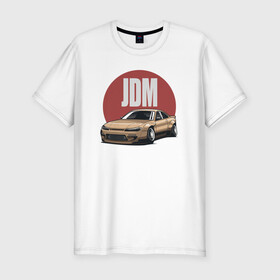 Мужская футболка хлопок Slim с принтом JDM в городе Новоалтайск, 92% хлопок, 8% лайкра | приталенный силуэт, круглый вырез ворота, длина до линии бедра, короткий рукав | 2020 | auto | jdm | racing | sport | авто | автомобиль | автомобильные | ам | бренд | дрифт | марка | машины | спорт | тюнинг