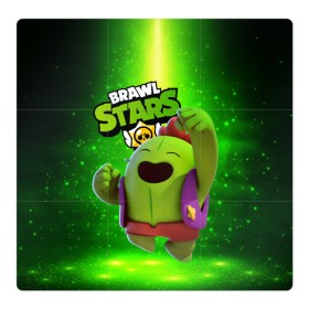 Магнитный плакат 3Х3 с принтом brawn stars Spike Спайк в городе Новоалтайск, Полимерный материал с магнитным слоем | 9 деталей размером 9*9 см | Тематика изображения на принте: brawl | brawl stars | brawlstars | brawl_stars | jessie | poco | бравл | бравлстарс | поко