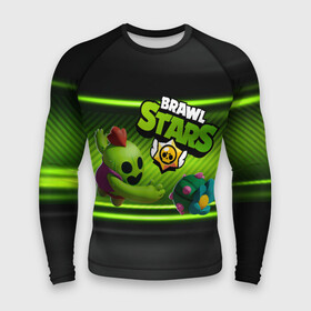 Мужской рашгард 3D с принтом brawn stars Spike Спайк в городе Новоалтайск,  |  | Тематика изображения на принте: brawl | brawl stars | brawlstars | brawl_stars | jessie | poco | бравл | бравлстарс | поко