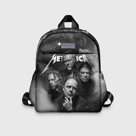 Детский рюкзак 3D с принтом Metallica в городе Новоалтайск, 100% полиэстер | лямки с регулируемой длиной, сверху петелька, чтобы рюкзак можно было повесить на вешалку. Основное отделение закрывается на молнию, как и внешний карман. Внутри дополнительный карман. По бокам два дополнительных кармашка | Тематика изображения на принте: album | black | concert | heavy | kirk | metal | metallica | music | rock | tolls | джеймс хэтфилд | кирк хэмметт | клифф бёртон | ларс ульрих | метал | металлика | трэш