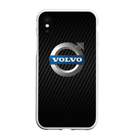 Чехол для iPhone XS Max матовый с принтом VOLVO в городе Новоалтайск, Силикон | Область печати: задняя сторона чехла, без боковых панелей | auto | s60 | s90 | v60 | v90 | volvo | xc60 | xc90 | авто | автомобиль | ам | волва | вольво | карбон | машина | машины