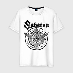 Мужская футболка хлопок с принтом Sabaton в городе Новоалтайск, 100% хлопок | прямой крой, круглый вырез горловины, длина до линии бедер, слегка спущенное плечо. | battle | panzerkampf | primo victoria | sabaton | the art of war | the great war | атака мертвецов | бисмарк | броден | войны | группа | йоаким | латный ботинок | метал | ночные ведьмы | пауэр | рок | рыцарские доспехи | сабатон