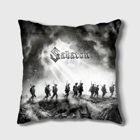 Подушка 3D с принтом Sabaton в городе Новоалтайск, наволочка – 100% полиэстер, наполнитель – холлофайбер (легкий наполнитель, не вызывает аллергию). | состоит из подушки и наволочки. Наволочка на молнии, легко снимается для стирки | battle | panzerkampf | primo victoria | sabaton | the art of war | the great war | атака мертвецов | бисмарк | броден | войны | группа | йоаким | латный ботинок | метал | ночные ведьмы | пауэр | рок | рыцарские доспехи | сабатон