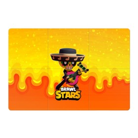 Магнитный плакат 3Х2 с принтом Brawl stars poco Поко в городе Новоалтайск, Полимерный материал с магнитным слоем | 6 деталей размером 9*9 см | brawl | brawl stars | brawlstars | brawl_stars | jessie | poco | бравл | бравлстарс | поко