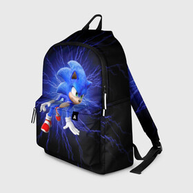 Рюкзак 3D с принтом SONIC в городе Новоалтайск, 100% полиэстер | лямки с регулируемой длиной, сверху петелька, чтобы рюкзак можно было повесить на вешалку. Основное отделение закрывается на молнию, как и внешний карман. Внутри два дополнительных кармана, один из которых закрывается на молнию. По бокам два дополнительных кармашка | 2020 | anime | flexair | game | japan | sonic | аниме | еж | ежик | игра | кино | молнии | молния | скорость | соник | сонник | фильм | электричество | япония