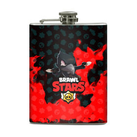Фляга с принтом BRAWL STARS:CROW в городе Новоалтайск, металлический корпус | емкость 0,22 л, размер 125 х 94 мм. Виниловая наклейка запечатывается полностью | 8 bit | bibi | brawl stars | brock | bull | crow | dinomike | el primo | leon | mobile game | nita | poko | ricochet | sandy | shally | stars | tara | бравл старс | ворон | леон | мобильные игры