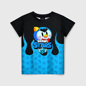 Детская футболка 3D с принтом BRAWL STARS:MR P в городе Новоалтайск, 100% гипоаллергенный полиэфир | прямой крой, круглый вырез горловины, длина до линии бедер, чуть спущенное плечо, ткань немного тянется | 8 bit | bibi | brawl stars | brock | bull | crow | dinomike | el primo | leon | mobile game | nita | poko | ricochet | sandy | shally | stars | tara | бравл старс | ворон | леон | мобильные игры