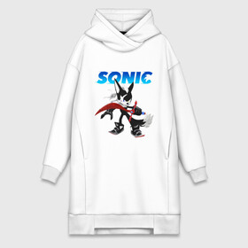 Платье-худи хлопок с принтом SONIC в городе Новоалтайск,  |  | animal | games | hedgehog | sega | sonic | speed | speed sonic | быстрый ёж | ёж | ёжик | игры | персонаж | сега | синий ёж | скорость | соник