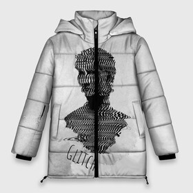 Женская зимняя куртка 3D с принтом Бюст статуи Glitch face в городе Новоалтайск, верх — 100% полиэстер; подкладка — 100% полиэстер; утеплитель — 100% полиэстер | длина ниже бедра, силуэт Оверсайз. Есть воротник-стойка, отстегивающийся капюшон и ветрозащитная планка. 

Боковые карманы с листочкой на кнопках и внутренний карман на молнии | face | glitch | glitch face | бюст | глитч | глич | искусство | психоделика | статуя | человек