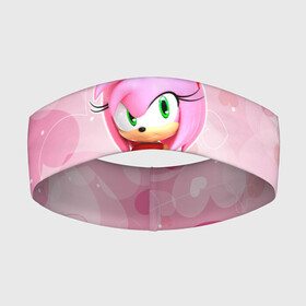 Повязка на голову 3D с принтом Amy   Эми в городе Новоалтайск,  |  | amy | art | game | gameplay | gift | sonic | детская футболка | ежик | женская | игра | мужская | подарка | подарок | соник | фильм | эми