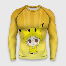 Мужской рашгард 3D с принтом Пикачу в городе Новоалтайск,  |  | art | pikachu | pikapika | pokemon | десткая одежда | детектив | женская | игра | картина | мужская | пика | пикачу | подарок | покемон | фильм