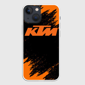 Чехол для iPhone 13 mini с принтом КТМ | КТМ (Z) в городе Новоалтайск,  |  | Тематика изображения на принте: enduro | ktm | moto | moto sport | motocycle | sportmotorcycle | ктм | мото | мото спорт | мотоспорт | спорт мото
