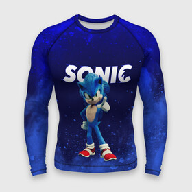 Мужской рашгард 3D с принтом SONIC в городе Новоалтайск,  |  | animal | games | hedgehog | sega | sonic | speed | speed sonic | быстрый ёж | ёж | ёжик | игры | персонаж | сега | синий ёж | скорость | соник