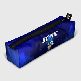 Пенал 3D с принтом SONIC в городе Новоалтайск, 100% полиэстер | плотная ткань, застежка на молнии | animal | games | hedgehog | sega | sonic | speed | speed sonic | быстрый ёж | ёж | ёжик | игры | персонаж | сега | синий ёж | скорость | соник