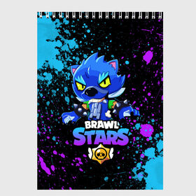 Скетчбук с принтом BRAWL STARS LEON в городе Новоалтайск, 100% бумага
 | 48 листов, плотность листов — 100 г/м2, плотность картонной обложки — 250 г/м2. Листы скреплены сверху удобной пружинной спиралью | brawl | brawl stars | crow | leon | max | sally | shark | stars | акула | бравл | бравл старс | браво старс | игра | компьютерная | кров | леон | леон акула | макс | старс | шарк